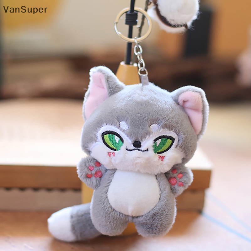 Vansuper พวงกุญแจ จี้ตุ๊กตาสุนัขจิ้งจอกน้อยน่ารัก สร้างสรรค์ เครื่องประดับแฟชั่น สําหรับผู้หญิง