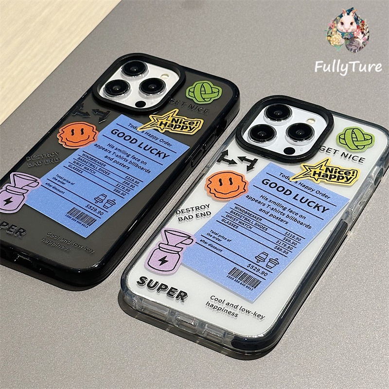 เคสโทรศัพท์มือถือ ซิลิโคนนิ่ม ใส หนา กันกระแทก สองสี เรียบง่าย แฟชั่น สําหรับ Iphone 13promax 14 13 