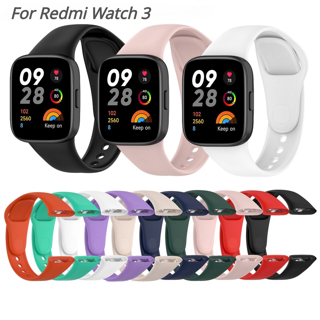 สายนาฬิกาข้อมือซิลิโคน แบบเปลี่ยน สําหรับ Redmi Watch 3 Redmi Watch 3 Redmi Watch 2 Lite