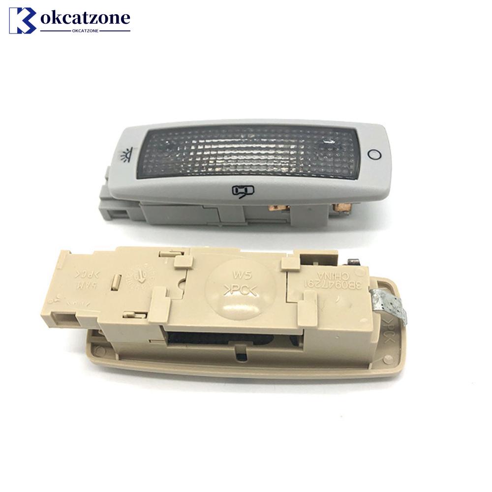 Okcatzone โคมไฟติดเพดานรถยนต์ สําหรับ VW Golf 4 Passat 1998-2005 Beetle Bora Superb 3B0947291 3bd947 I2Y8