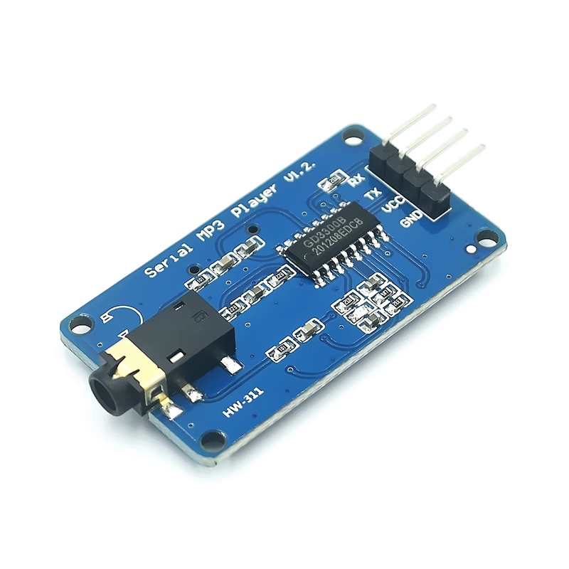YX5300 ใช้งานร่วมกับ YX6300 UART TTL Serial MP3 เครื่องเล่นเพลงโมดูล Micro SD
