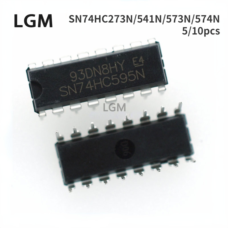 10/5 ชิ้นเดิม SN74HC541N SN74HC573N SN74HC574N SN74HC273N DIP20 IC ใหม่ 74HC08 7408