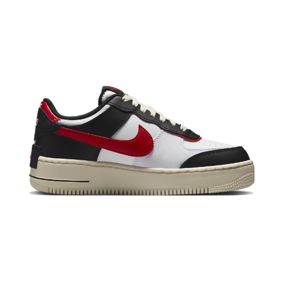 Nike Air Force 1 Low Shadow  Black and red ของแท้100%