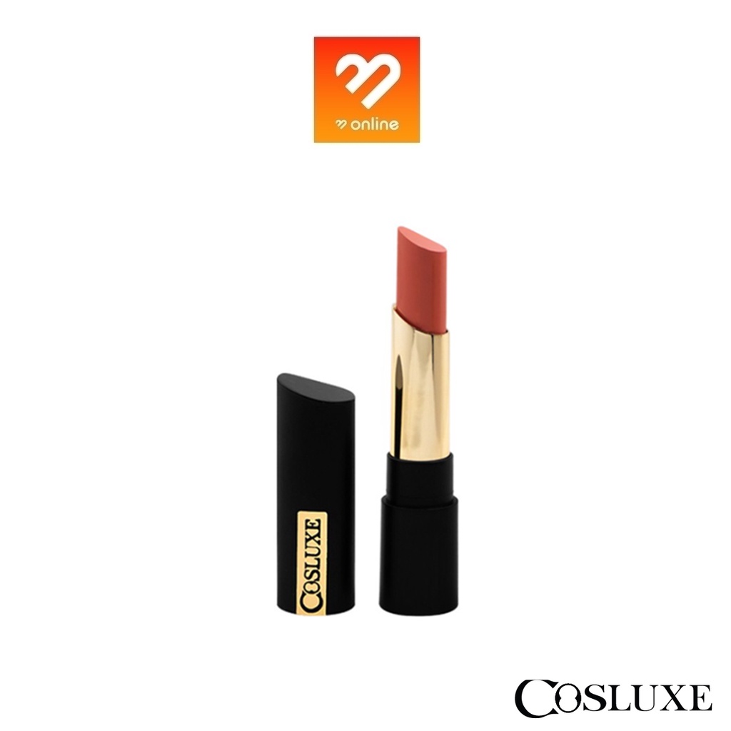 Cosluxe My 24 Secret Weapons Lipstick คอสลุค ลิปสติก เนื้อแมท เนื้อมอยเจอไรเซอร์ ไม่เป็นขุย เม็ดสีแน่น ติดทน