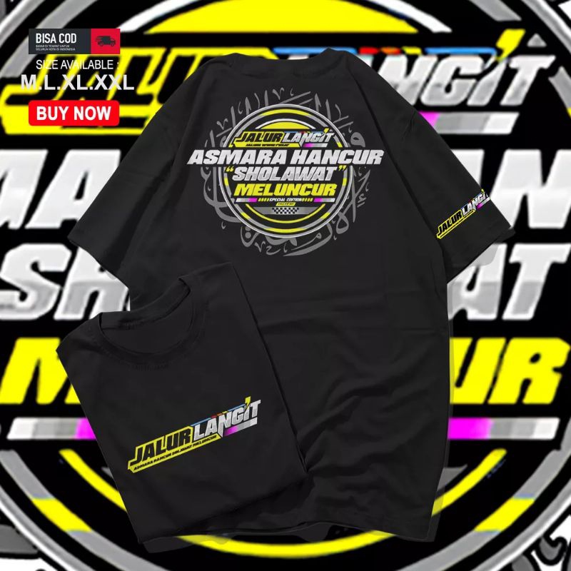 ยินดีต้อนรับ a [Can Pay On The Spot] เสื้อยืดลําลอง แขนสั้น พิมพ์ลาย Sky Line asmara Destroyed Prayi