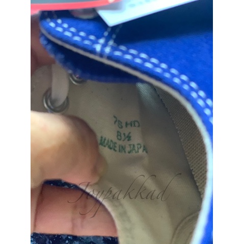 Converse all star Made in Japan หนังกลับ สีน้ำเงิน แฟชั่น