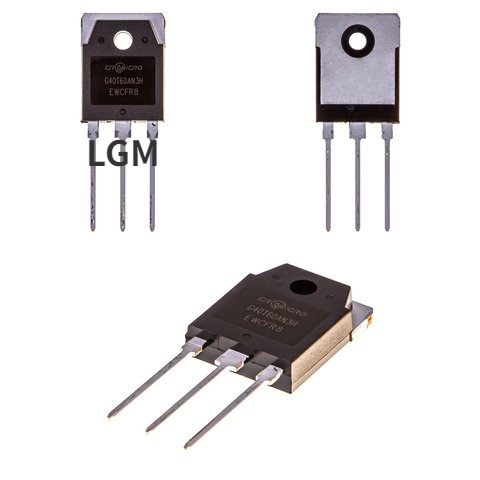 ใหม่ ของแท้ พาวเวอร์ IGBT TO-3P G40T60AN3H G40T60AN G40T60 40A 600V