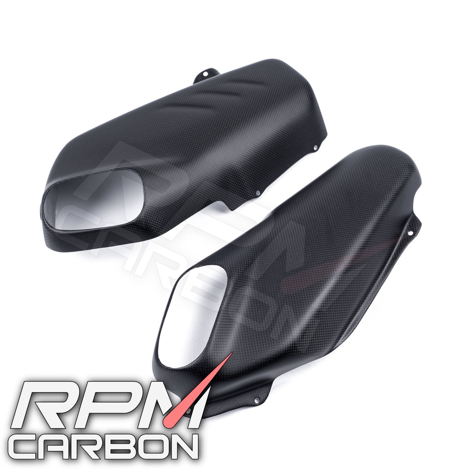 ครอบท่อเดิม คาร์บอน Ducati Panigale/Streetfighter V4 Carbon Fiber Stock Exhaust Side Panels