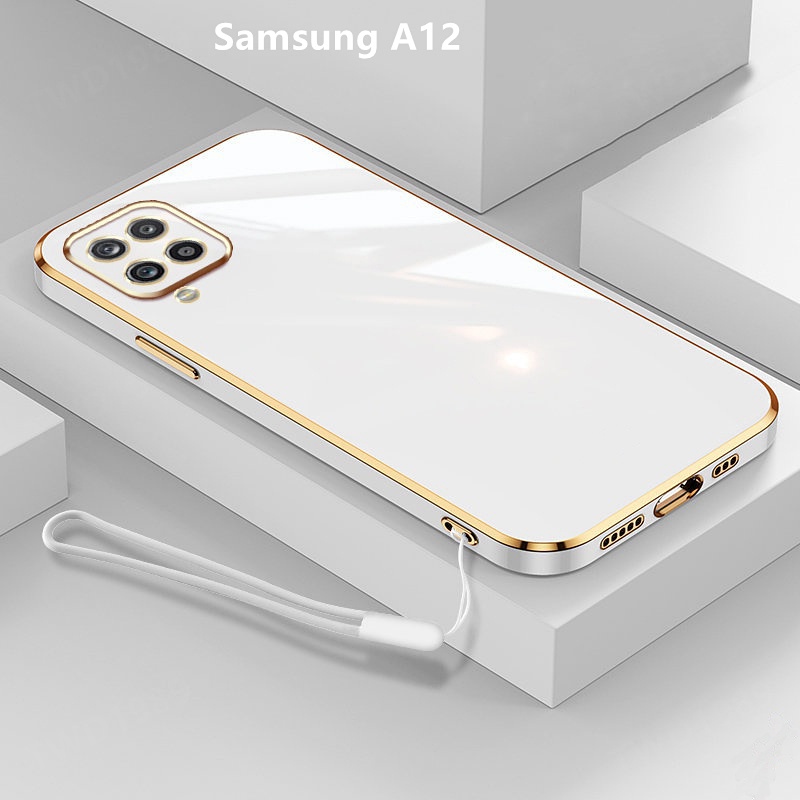 เคส Samsung A12 case ชุบ Galaxy A12 เคสโทรศัพท์ สีทึบ เคสมือถือ อ่อนนุ่ม เคสซัมซุง A12 5G