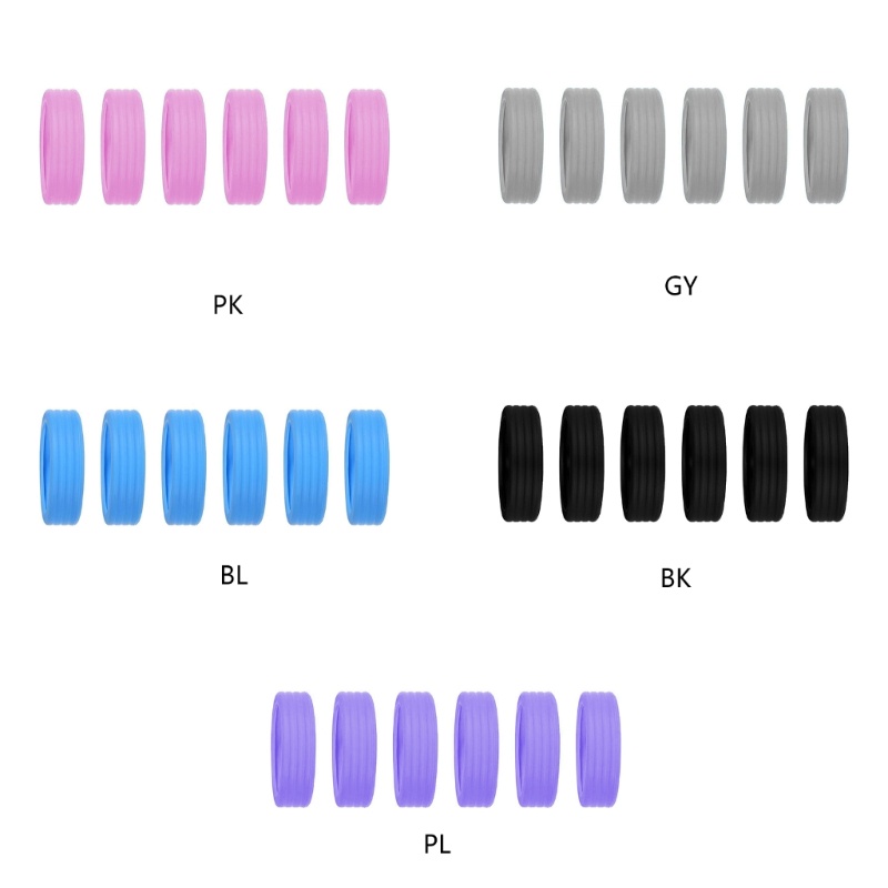 ✿ 6 ชิ้น ซิลิโคน กระเป๋าเดินทาง ล้อป้องกัน กระเป๋าเดินทาง ล้อ ลดเสียงรบกวน รถเข็น ล้อ ฝาครอบ