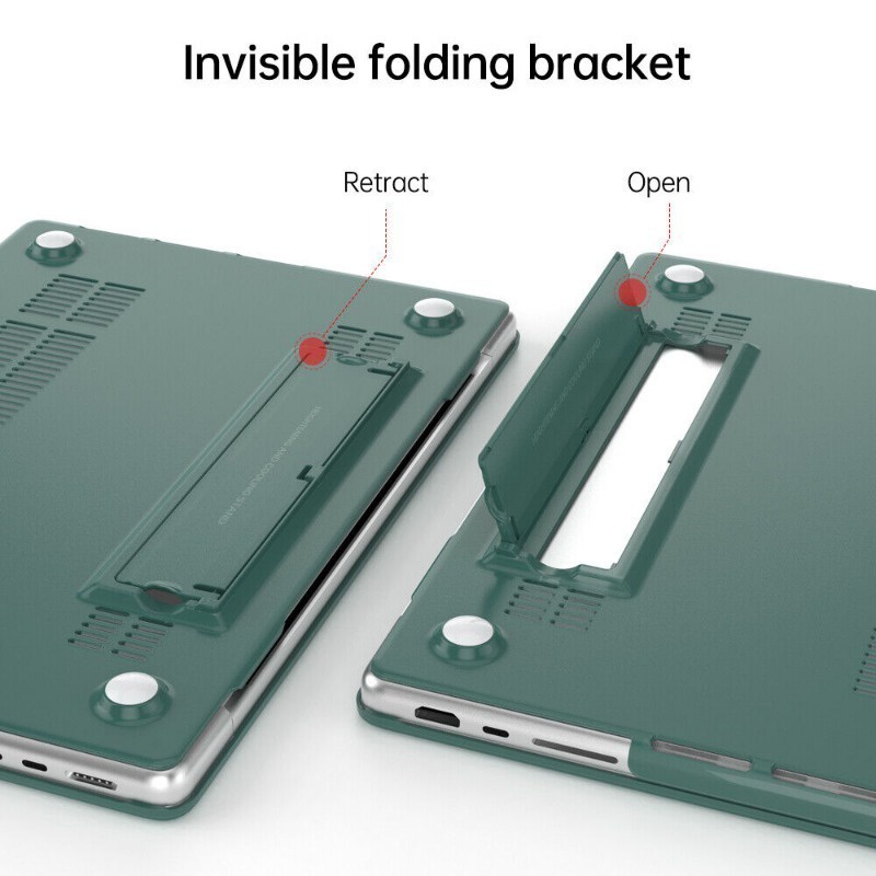 สําหรับ Macbook Air 13 นิ้ว A1466/A1369 A1932 2018/2019 A2179 (M1, 2020) A2337 กันกระแทก Slim Shell Stand แล็ปท็อปกรณี