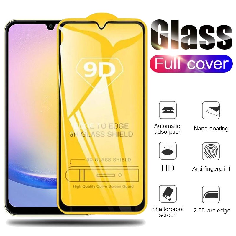 ฟิล์มกระจก สำหรับ แบบเต็มจอ 9D รุ่นใหม่ Samsung ss Galaxy A56 A36 A26 A16 A06s A06 A05 A05s A55 A54 