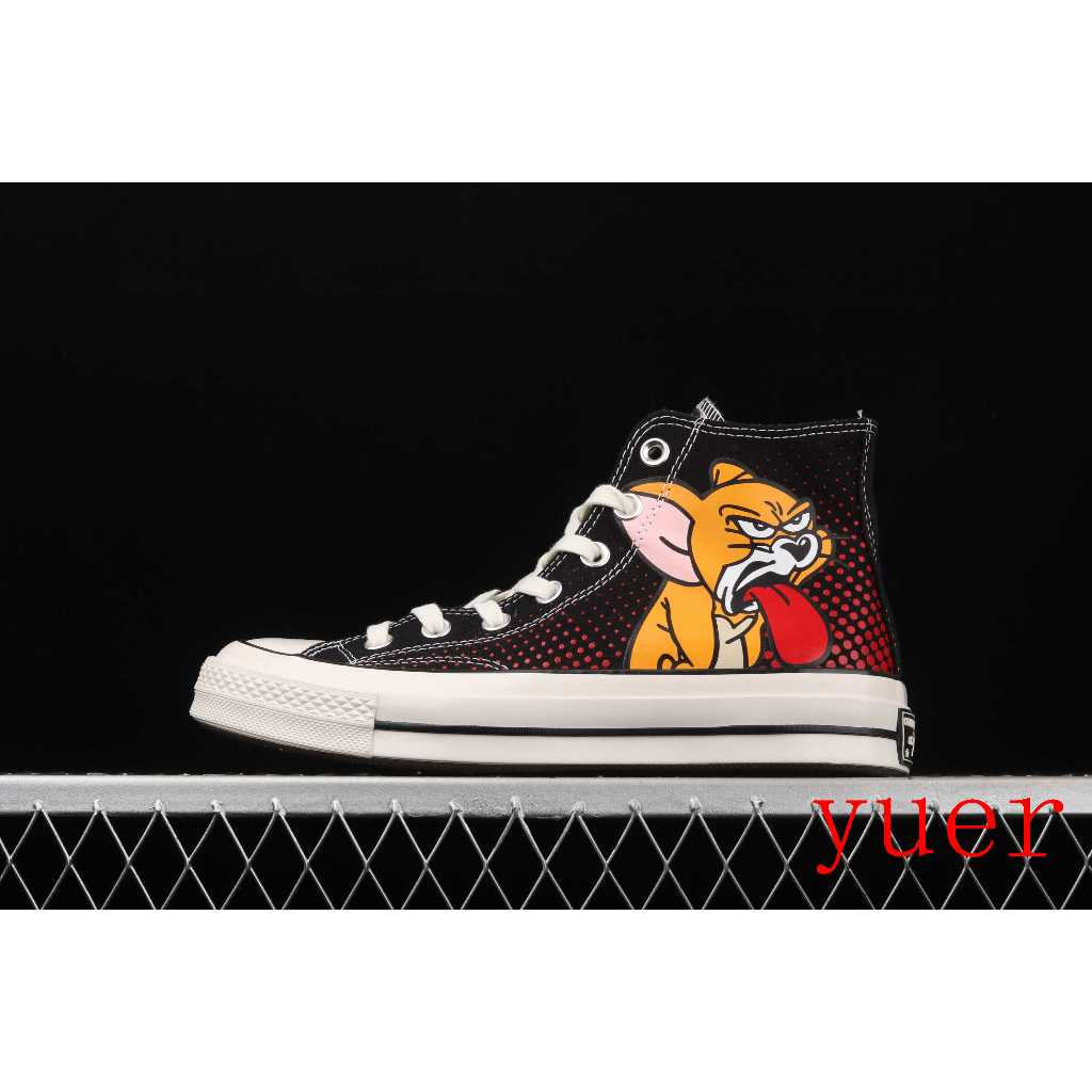 Ready stock Converse Chuck 70 Tom &amp; Jerry 165635C Men's and women's casual shoes 231025062