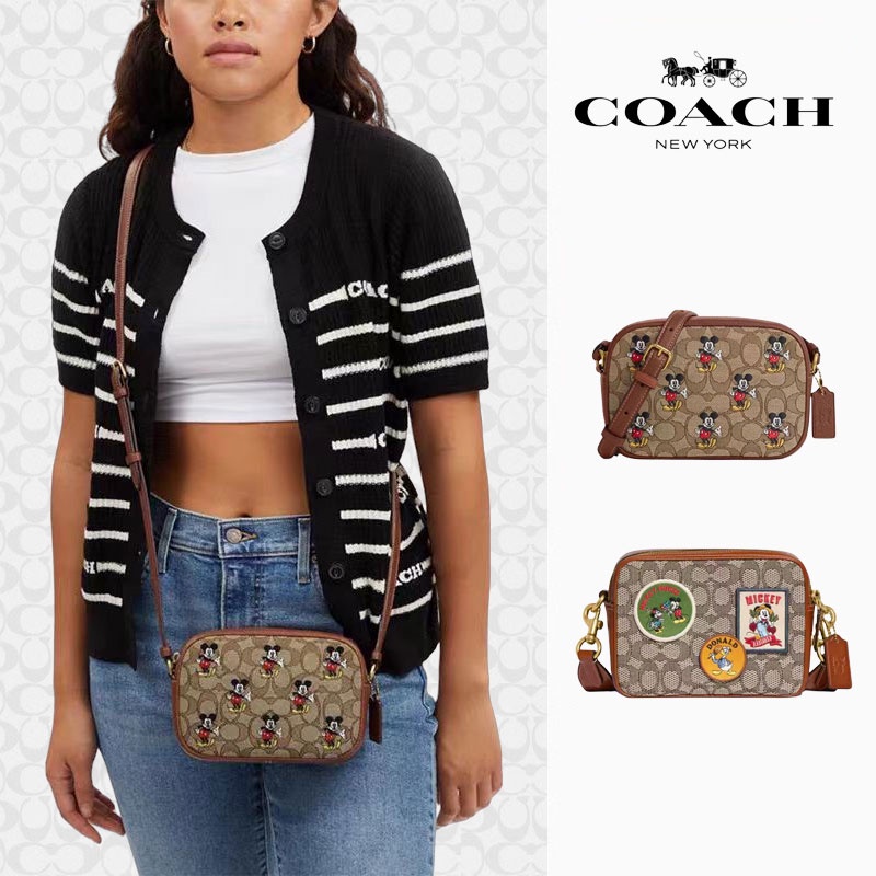 กระเป๋ากล้อง COACH X Disney 100th Anniversary กระเป๋าสะพายข้างCN034 CM198 CM199