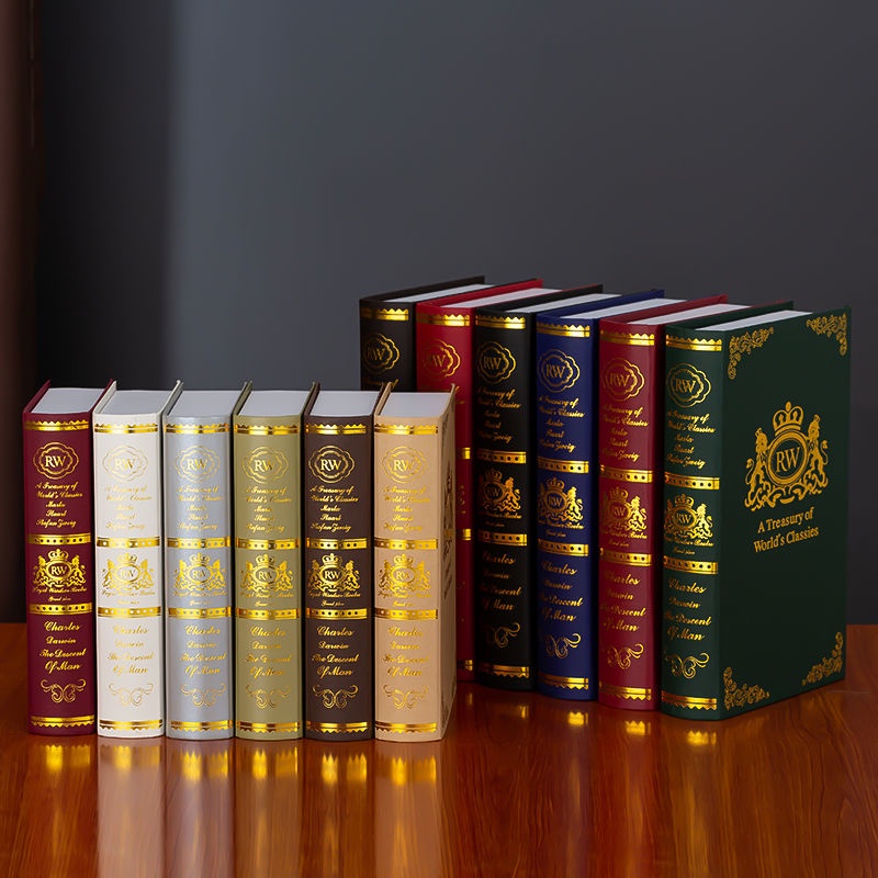 เครื่องประดับหนังสือปลอมย้อนยุคสไตล์ยุโรป, การถ่ายภาพ, อุปกรณ์ประกอบฉากภาพถ่าย, หนังสือ, หนังสือตกแต่งหนังสือ, แบบจําลอง