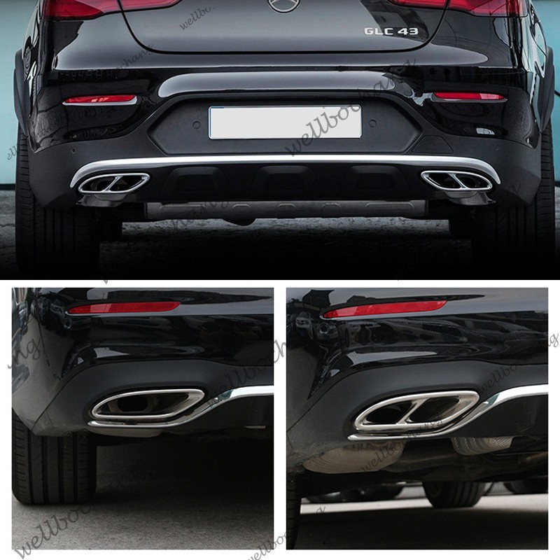 ท่อไอเสียสําหรับ Mercedes Benz GLC C E-Class Coupe W212 W213 W205 C180 รถ Part