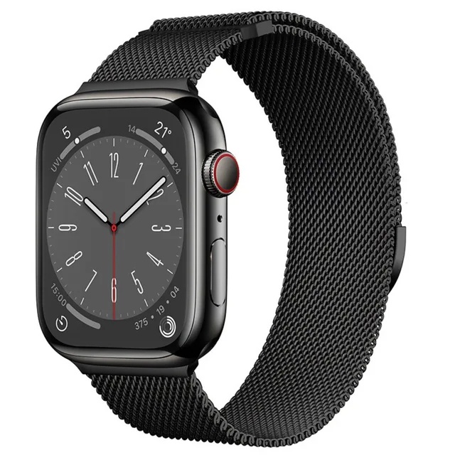Milanese สายนาฬิกาข้อมือโลหะ แม่เหล็ก สําหรับ Smart Watch รูปที่ 4