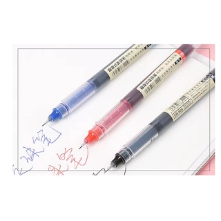 ปากกาเจล หมึกเจล แบบปลอก CR-908 ปากกา แบบมูจิ มี3สี เขียนดีมากๆ คุณภาพสูง S0124