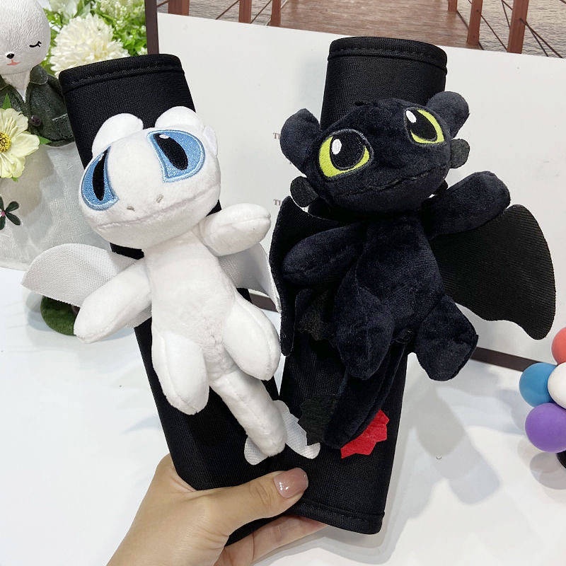 Car Safety Belt Shoulder Pad Cover Cute Female Couple Cartoon Summer Car Accessories Shoulder Shield Protective Case 4k58