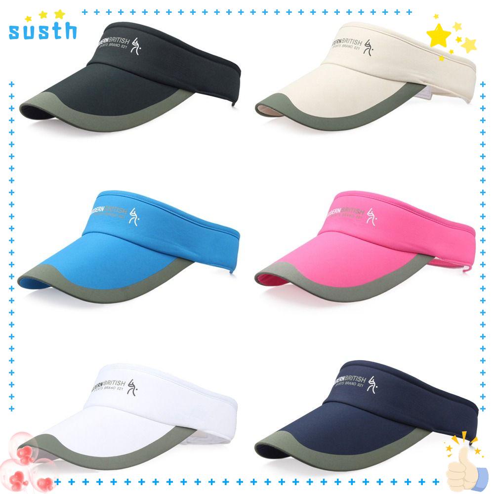 Susth หมวกแก็ป กันแดด ปรับได้ เหมาะกับการวิ่ง เล่นเทนนิส กอล์ฟ สําหรับผู้หญิง ผู้ชาย