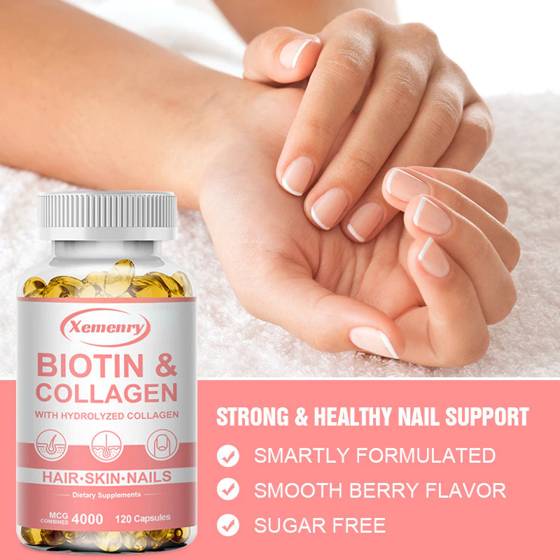 Biotin Collagen 4000 Mcg - วิตามินบำรุงสุขภาพผม ผิว เล็บ กระดูกและข้อ thumbnail 4