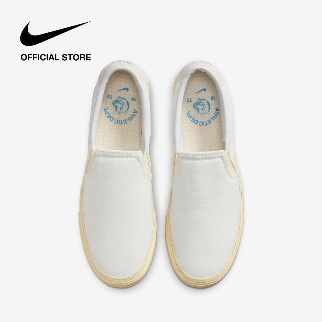 Nike Women's Wms Court Legacy Slip on Shoes - Sail ไนกี้ เปิดส้นผู้หญิง สีเซล รองเท้า free shipping