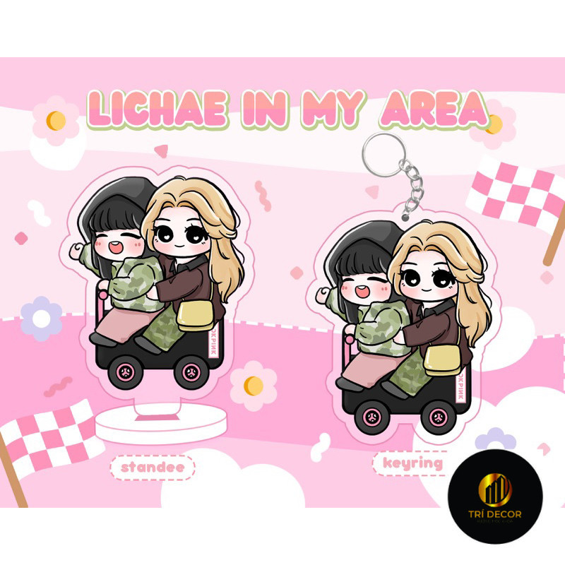 Standee Keyring Lisa ผ่าน Rosie โดย Bes Hannie