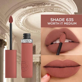 L'Oreal Makeup ลอรีอัล ปารีส อินฟอลลิเบิล แมท รีซิสแทนซ์ ลิป 5ก. 635