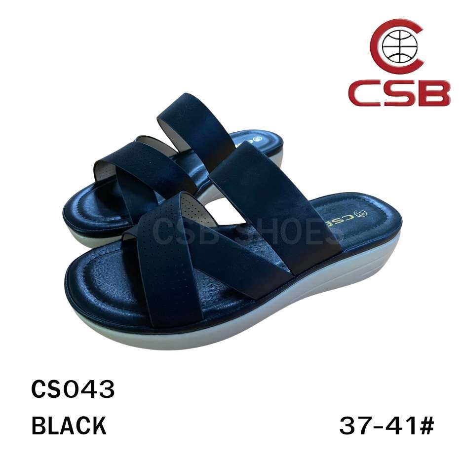CSB รุ่น CS043 รองเท้าเพื่อสุขภาพแฟชั่นสำหรับผู้หญิง มีน้ำหนักเบาพื้นนุ่มใส่สบายเท้า