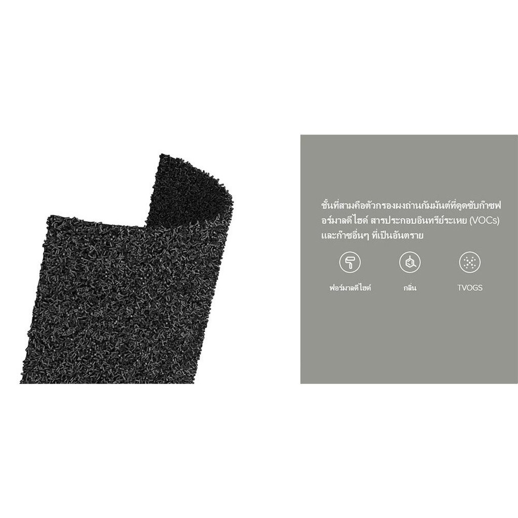 ส่งด่วน ของแท้ Xiaomi Mi Air Purifier Filter ไส้กรองเครื่องฟอกอากาศ สำหรับ 2, 2H, 2S, 3, 3H, Pro รูปที่ 5