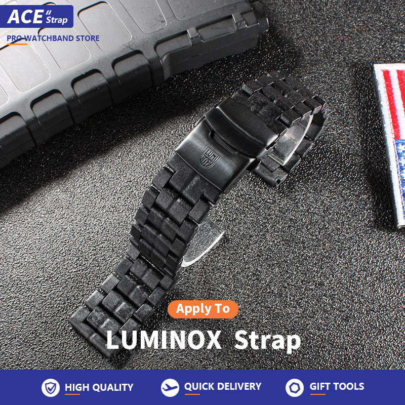 เหมาะสำหรับสายนาฬิกา LUMINOX คาร์บอนไฟเบอร์ 22mm 23mm