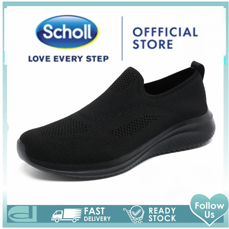 Scholl รองเท้าผ้าใบผู้ชายสไตล์เกาหลี ขนาดใหญ่ 45-48