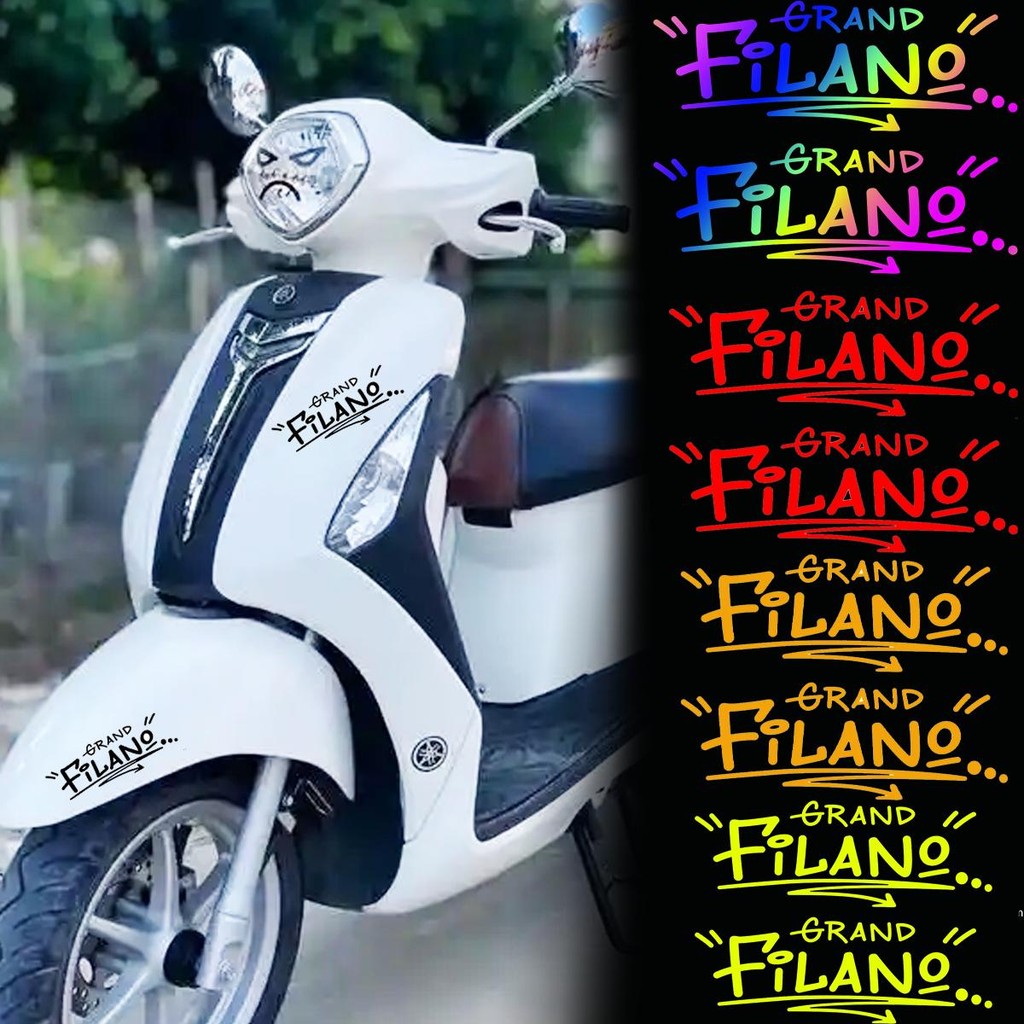 Grand filano ฟีลาโน่ สติกเกอร์แต่งรถ filano ดิ๊ว้ะ