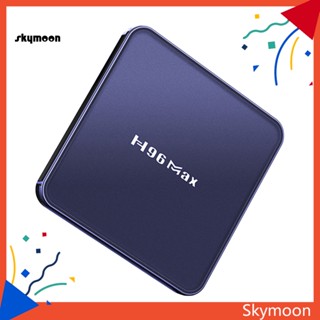 Skym* กล่องรับสัญญาณสมาร์ททีวี H96 MAX V12 Dual-band WIFi 4K HD รองรับ Android 120 RK3318 หลายรูปแบบการเล่น รองรับกล่องสมาร์ททีวี