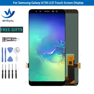 แผงหน้าจอสัมผัส LCD สําหรับ Samsung Galaxy A730 A8 Plus 2018 SM-A730F