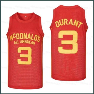 Sy3 เสื้อกีฬาบาสเก็ตบอล ลาย Durant Mcdonalds Jersey พลัสไซซ์ สําหรับผู้ชาย และผู้หญิง YS3