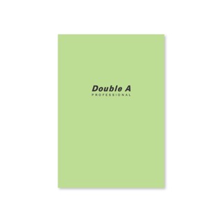 Double A สมุดปกอ่อน B5 70g. 26แผ่น รุ่น Professional สีเขียว-