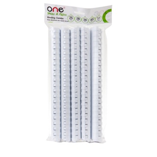 ONE สันห่วง 38 มม. (แพ็ค 10 อัน) สีขาว ONE Home&amp;Office