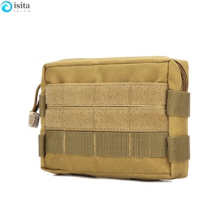 Isita Molle กระเป๋าคาดเอว EDC สีเขียว สําหรับผู้ชาย เหมาะกับการพกพาเล่นกีฬากลางแจ้ง