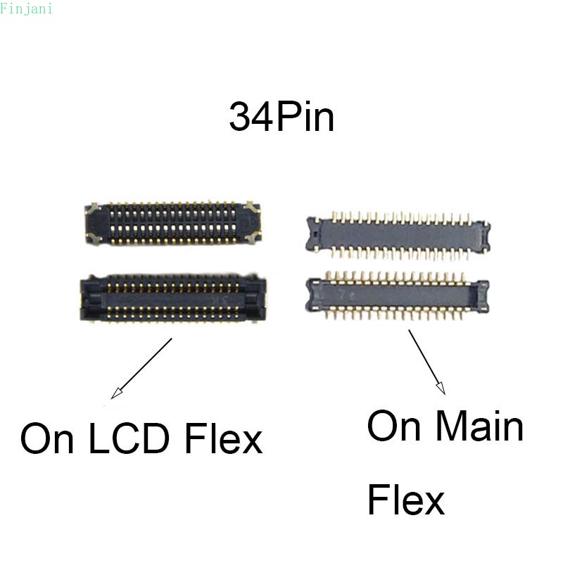 เมนบอร์ดเชื่อมต่อหน้าจอ Lcd FPC 34 78 pin พอร์ตชาร์จ USB สําหรับ Samsung Galaxy A21S A217 A217F 5 ชิ้น