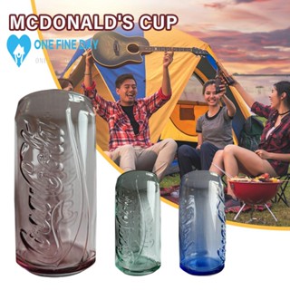 2023 Mcdonalds Coca Cola Popup แก้วน้ํา รูปกระป๋อง สําหรับใส่เบียร์ โซดา C0D3