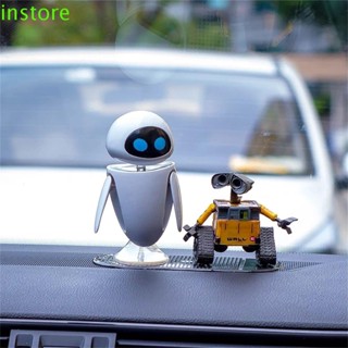 Instore โมเดลฟิกเกอร์ รูปปั้นการ์ตูนอนิเมะ Walle อุปกรณ์เสริม สําหรับตกแต่งรถยนต์