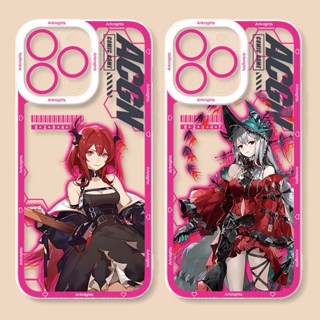 เคสโทรศัพท์ OPPO แบบนิ่ม ใส ลายเกม Arknights น่ารัก