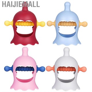 Haijiemall Baby Teether Silicone Safe Burr Free  Dropping Soothing Hand Pacifier for Infants