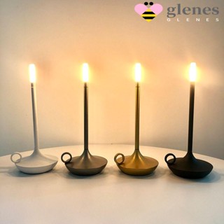 Glenes โคมไฟตั้งโต๊ะ ​โคมไฟอลูมิเนียม รูปอลาดิน กันน้ํา ชาร์จ USB สําหรับวันเกิด
