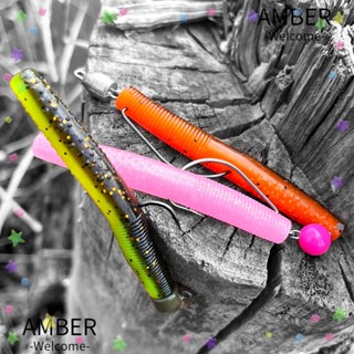 Amber เหยื่อตกปลาแบบนิ่ม ไร้น้ําหนัก 10 ชิ้น