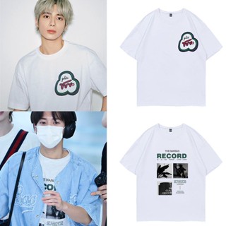 เสื้อยืดลําลอง ผ้าฝ้าย แขนสั้น คอกลม พิมพ์ลาย KPOP TXT TAEHYUN ทรงหลวม สไตล์เกาหลี แฟชั่นฤดูร้อน สําหรับผู้ชาย และผู้หญิง นักเรียน