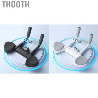 Thooth Plank Trainer Multifunctional Adjustable Timing Intelligent Counting Push Up Board with Storage Bag for Fitness