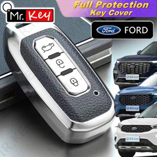 【Mr.Key】เคสกุญแจรีโมตรถยนต์ หนัง TPU อุปกรณ์เสริม สําหรับ Ford Territory EV Equator Sport Maverick Wyvern Shell