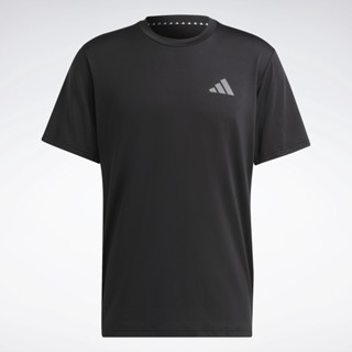 adidas เทรนนิง เสื้อยืดเทรนนิง Train Essentials Seasonal Stretch ผู้ชาย สีดำ IB8127